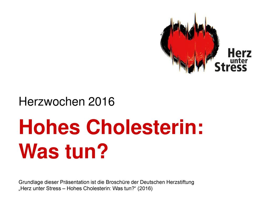 Cholesterin Was Tun Cholesterin Was Tun